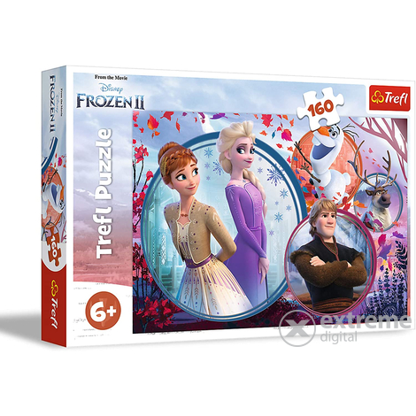 Trefl Frozen 2.: Nővérek kalandja puzzle, 160 darabos