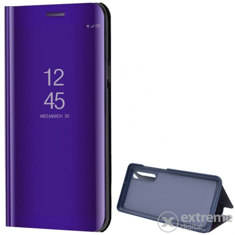 Gigapack Mirror View Cover flip tok Huawei P30 készülékhez, lila