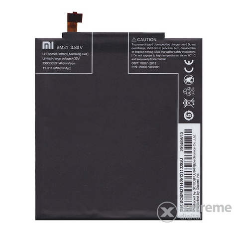 Xiaomi 3050mAh Li-Ion baterie pro Xiaomi Mi 3 (vyžaduje odbornou montáž)