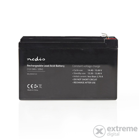 Nedis BALA900012V tölthető akkumulátor, 12V, 9000 mAh