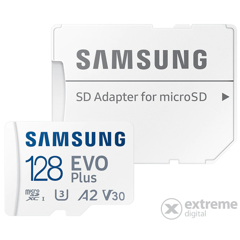Samsung EVOPlus Blue microSDXC memóriakártya, 128GB
