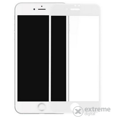 Cellect full cover edzett üveg iPhoneSE (2020) készülékhez, fehér