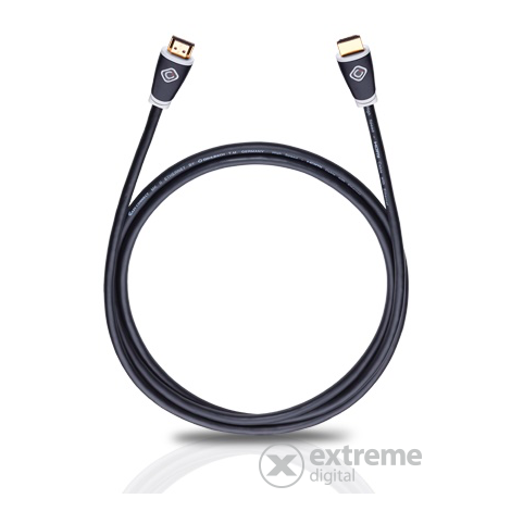 Oehlbach OB 128 Easy Connect HDMI Ethernet kábel 2,5m fekete