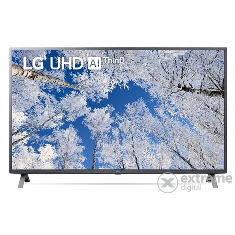LG 55UQ70003LB 4K Ultra HD, HDR, webOS ThinQ AI Smart LED TV, 139 cm