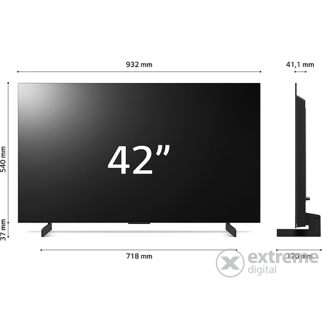LG OLED42C31LA OLED 4K Ultra HD, HDR, webOS ThinQ AI SMART TV, 106 cm