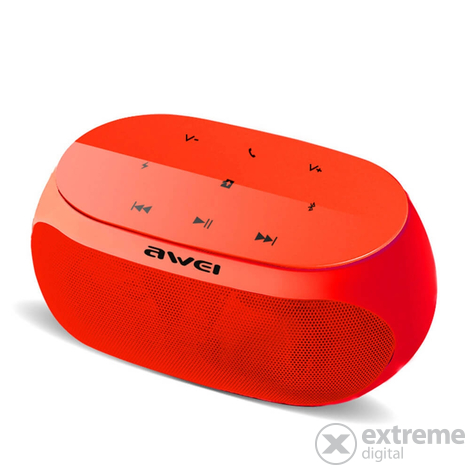 AWEI Y200 přenosný Bluetooth reproduktor, červený