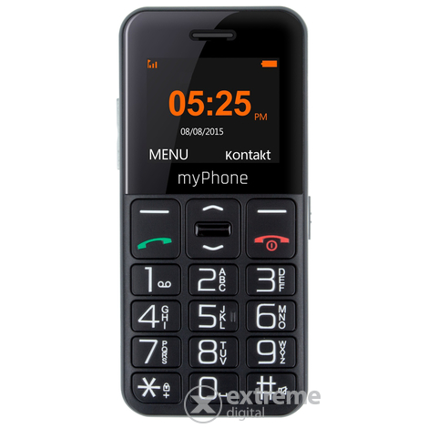 myPhone Halo Easy mobitel, crni