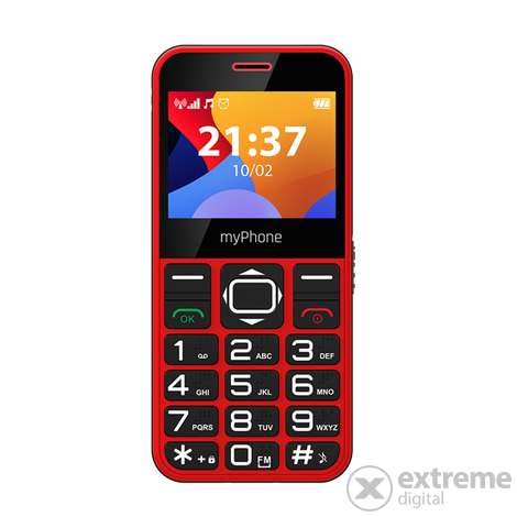 myPhone HO 3 2,31" mobilní telefon, červený