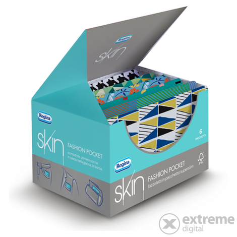 Regina Skin maramica, 3 sloja, 6 pakiranja (6x10 maramica)