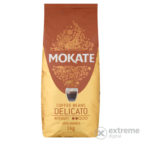 Mokate Delicato zrnková káva, 1 kg (100% arabica)