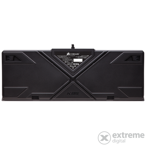 Corsair K95 RGB Platinum mechanická gamer klávesnica, MX Speed, INTL. čierna
