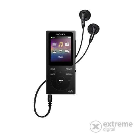 Sony NWE394LB.CEW audio přehrávač Walkman®, 8GB, černý