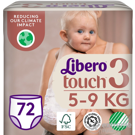 Libero Touch bugyipelenka, méret: 3, 5-9 kg, 72db