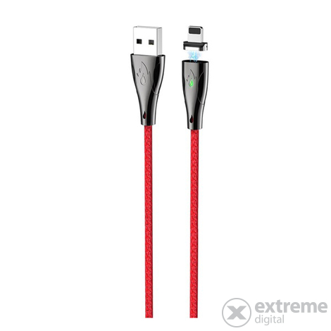 Hoco U75 daový a nabíjecí kabel, lightning 8-pin, 120 cm, červený