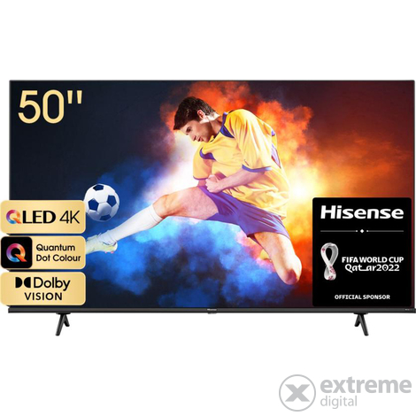 Hisense 50E7HQ Smart QLED televízor, 127 cm, 4K, Ultra HD