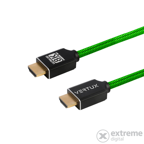 Vertux Vertulink-300 2.1 8k HDMI kabel, 3m, zeleni