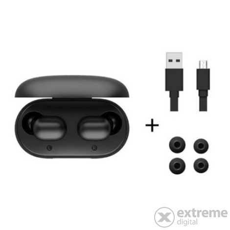 Xiaomi Haylou GT1 Pro Bluetooth stereo slušalice, crne + futrola za punjenje