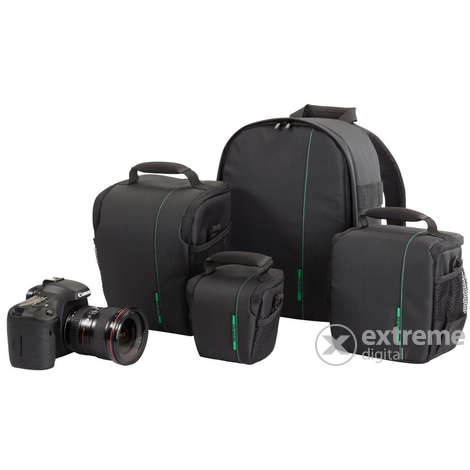 RivaCase 7460 Kamera Rucksack Tasche in Schwarz für Nikon D5100 