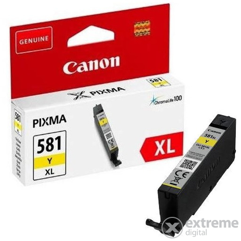 Canon CLI581XL tinta, patron, žuta