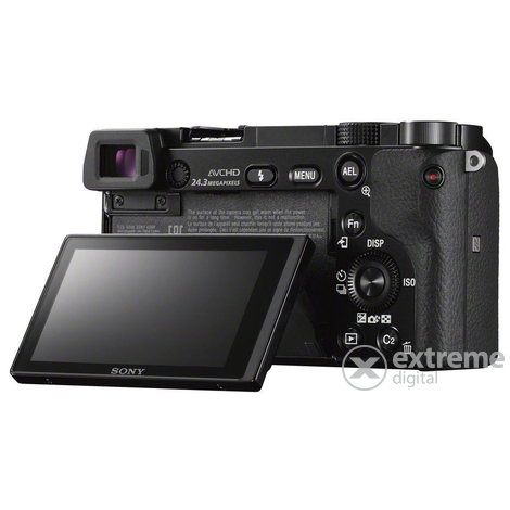 Sony Alpha 6000 digitalni fotoaparat kit (16-50 mm + 55-210 mm objektiv), crni
