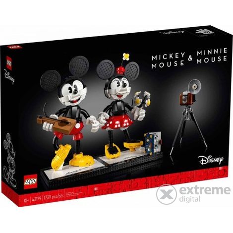 LEGO® Disney Princess™ 43179 Megépíthető Mickey és Minnie egér -[Bontott]