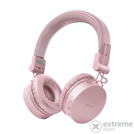 Trust 23910 bezdrátové Bluetooth sluchátko, růžové
