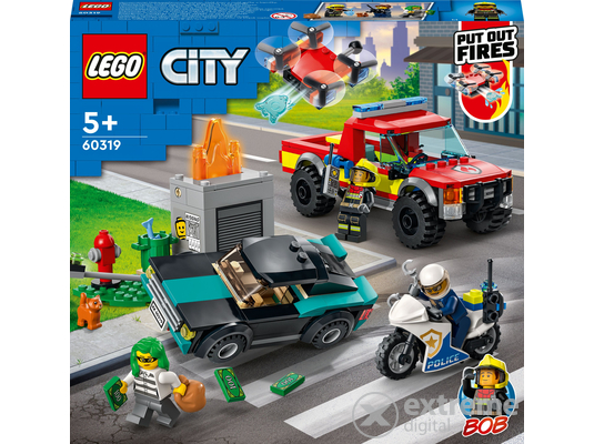 LEGO® City Fire 60319 Tűzoltás és rendőrségi hajsza