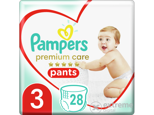 Pampers Premium Care bugyipelenka 3-as méret, 28 db