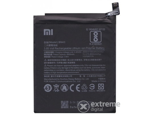 Xiaomi BN43 4000 mAh Li-ion akkumulátor