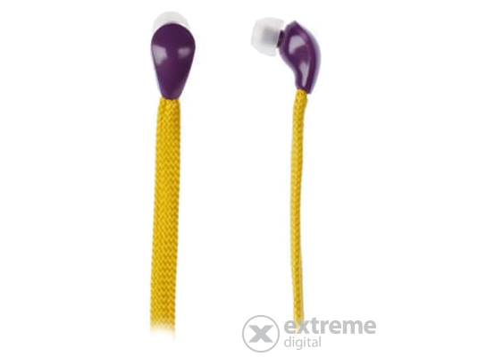 GRIXX In-ear Shoe Lace fülhallgató, sárga, 10mm