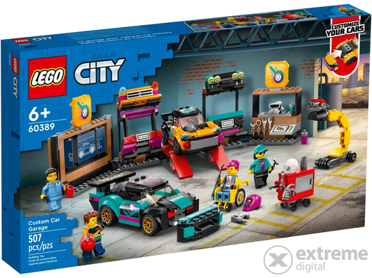 LEGO® City 60389 Egyedi autók szerelőműhelye (5702017416441)