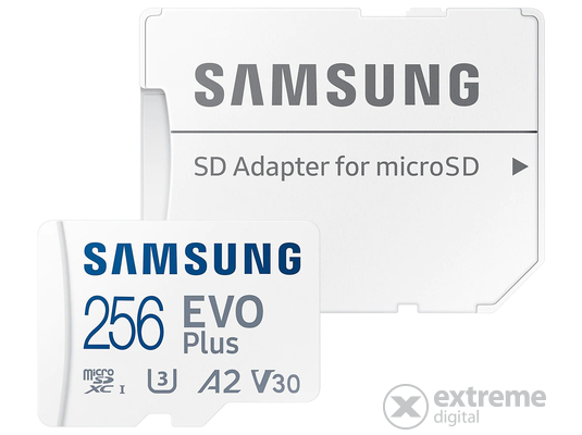 Samsung EVOPlus Blue microSDXC memóriakártya, 256GB
