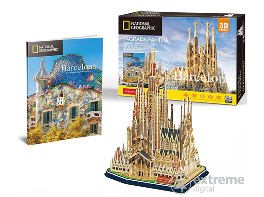 Cubic Fun 3Dimenziós puzzle City Traveller Barcelona