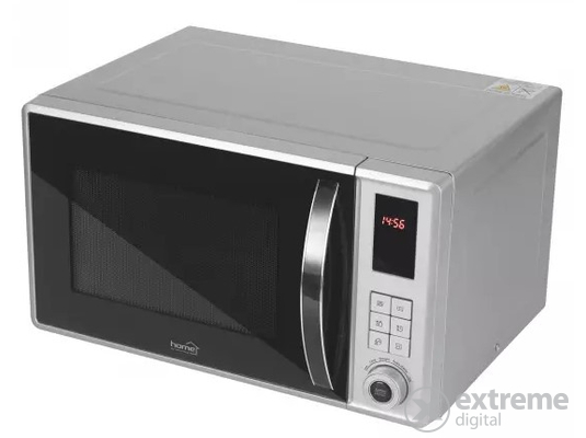 HOME Mikrohullámú sütő, grill funkcióval, digitális, ezüst, 800 W / 1000 W (HG MH 23 GR)