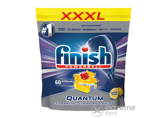 Finish Quantum Max mosogatógép-tabletta, Citrom (60db)