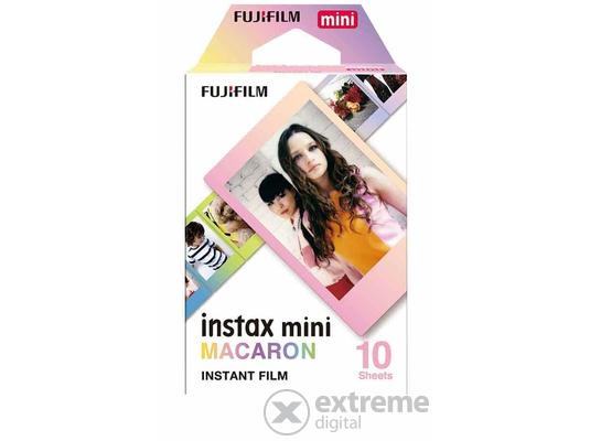 Fujifilm Colorfilm Instax Mini Glossy film, macaron, 10 db