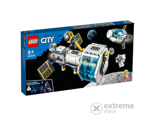 LEGO® City Space 60349 Űrállomás a Holdon -[Bontott]