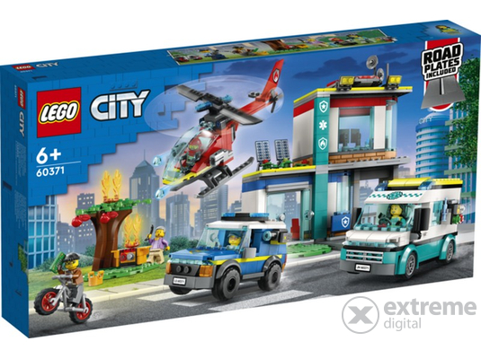 LEGO® City 60371 Mentő járművek központja (5702017416311)