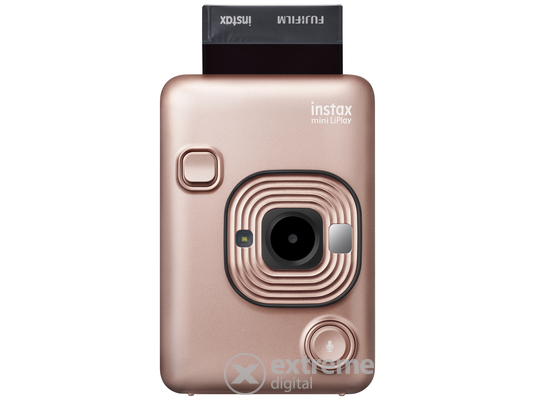 Fujifilm Instax Mini LiPlay hibrid fényképezőgép, arany