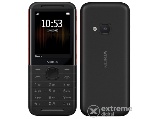 Nokia 5310 Dual SIM kártyafüggetlen mobiltelefon, Black/Red