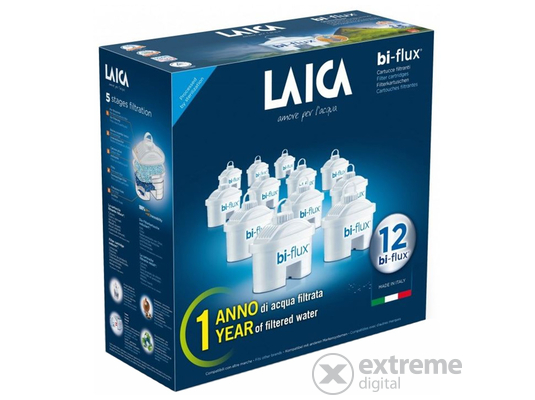 Laica Biflux univerzális szűrőbetét csomag vízszűrő kancsóhoz, 12 db
