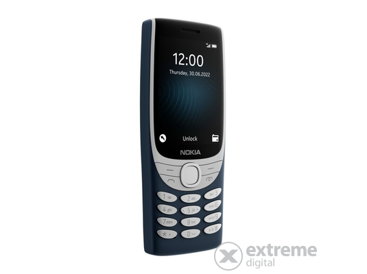 Nokia 8210 4G Mobiltelefon, Kártyafüggetlen, Dual SIM, Kék