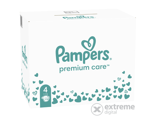 Pampers Premium Care pelenka, 4-es méret, 9-14 kg, 174 db