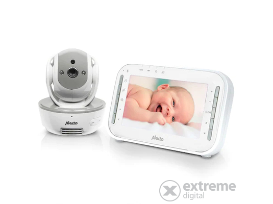 Alecto DVM-200GS video gyermek monitor 11cm-es színes kijelzővel, Fehér/Szürke