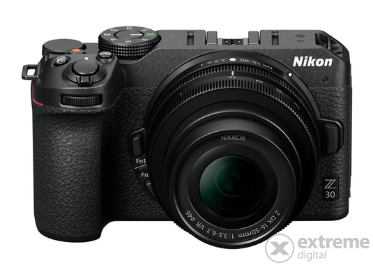 Nikon Z30 + DX 16-50 F3.5-6.3 VR MILC fényképezőgép kit