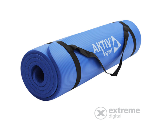 Aktivsport Fitnesz szőnyeg, kék - [Bontott]