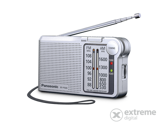 Panasonic RF-P150DEG-S hordozható rádió, ezüst