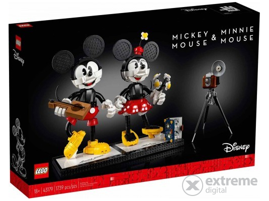 LEGO® Disney Princess™ 43179 Megépíthető Mickey és Minnie egér -[Bontott]