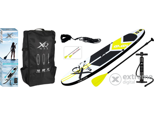XQMAX SUP felfújható állószörf sárga színben, 320x76x15cm
